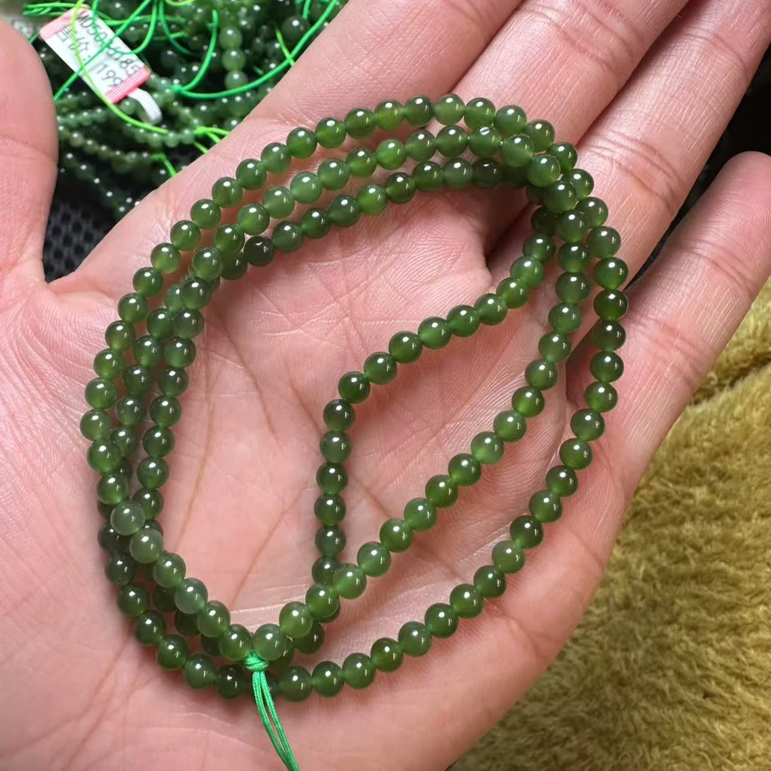 喜儿珠宝碧玉4mm挂链