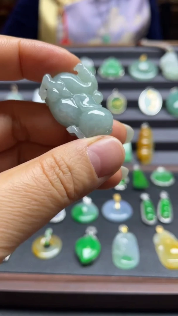 吊坠(不含链)未镶嵌翡翠唐马