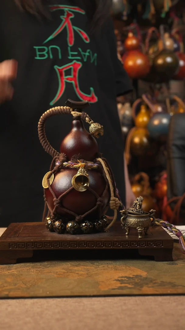 木030匠大漆酒葫芦一物一拍