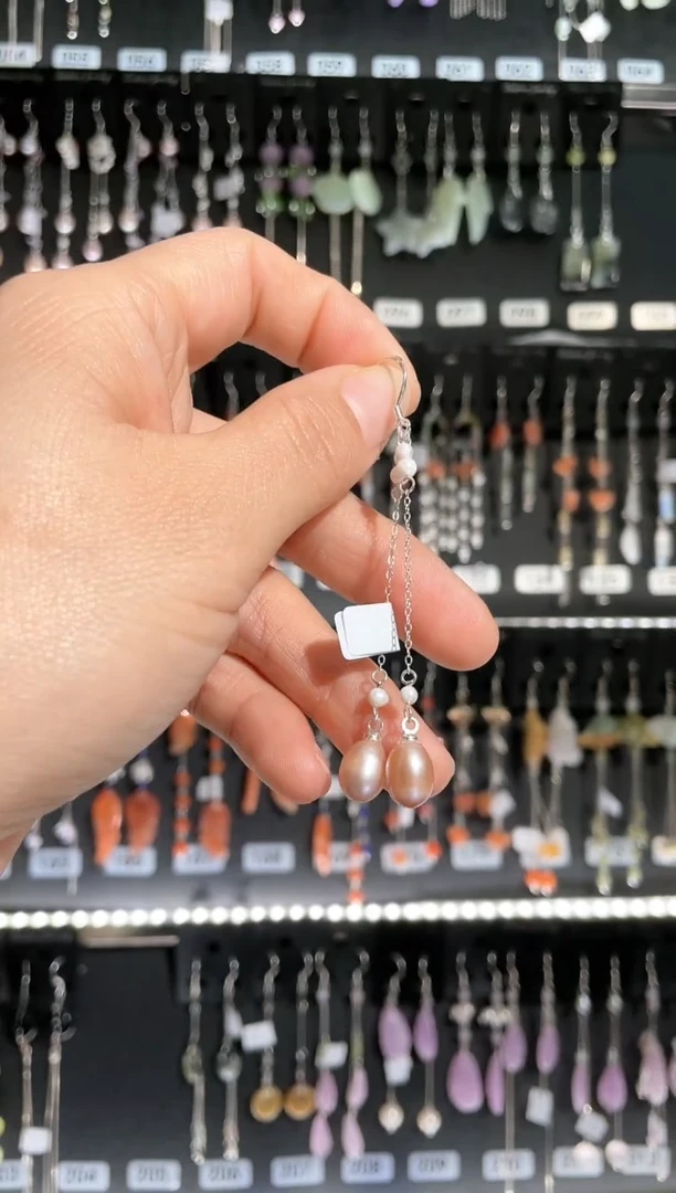 【闪购商品】紫晶耳饰银S925镶嵌潇潇