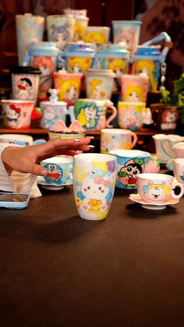 瓷韵手作景德镇手工手绘杯杯