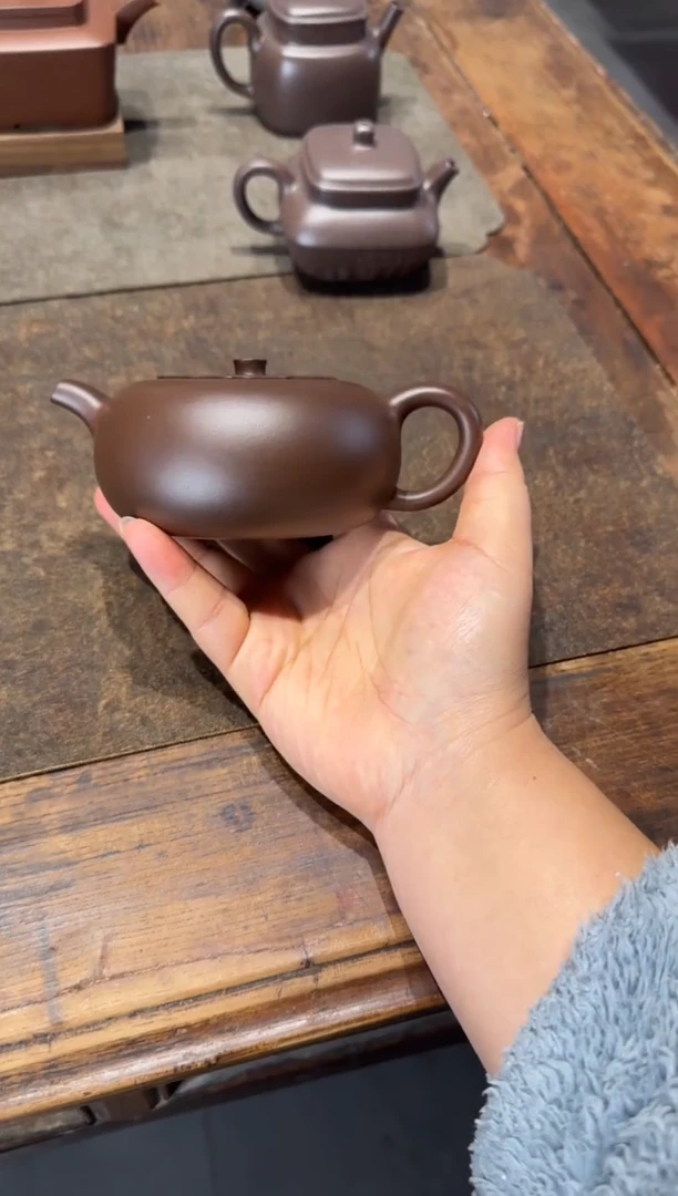 茶壶紫砂哈**祖柿柿如意