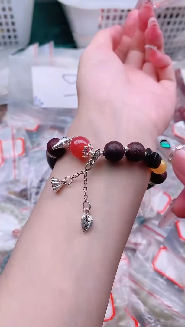 玛瑙/玉髓手链未镶嵌多样性发拍一发一