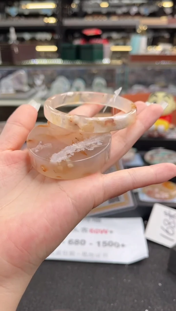 石英质玉手镯未镶嵌60圈口 （赠品镯心）3888155