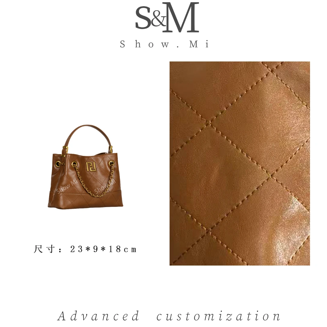【Show Mi】GQ-7991-焦糖-轻奢小众时尚百搭女士包包sm