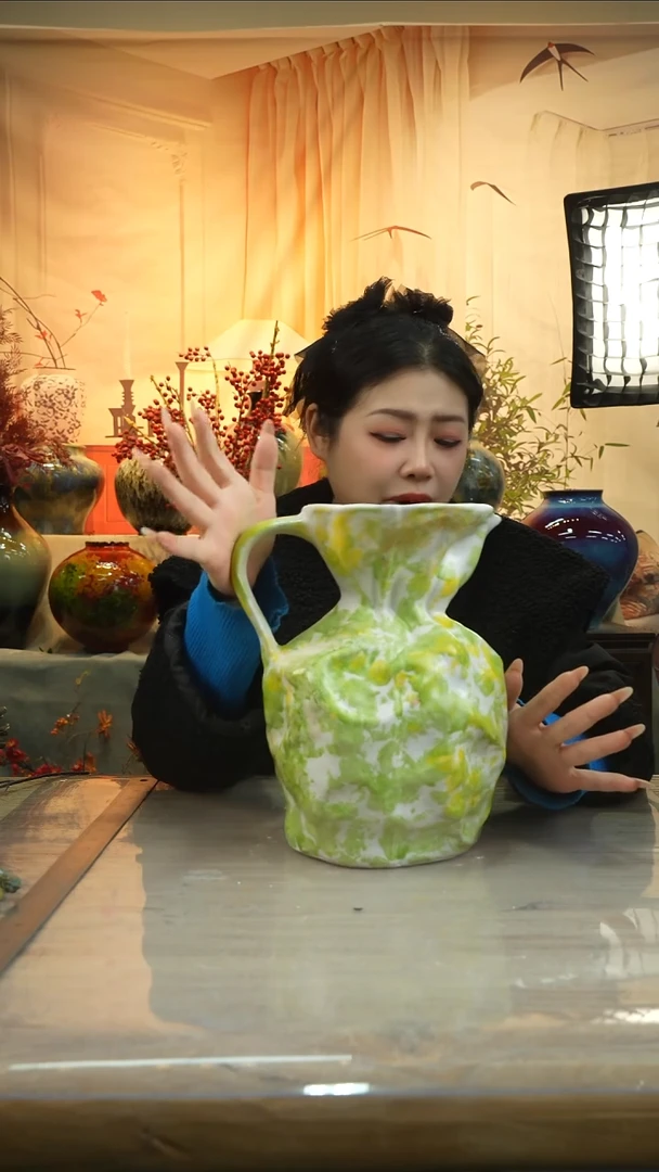 高27口16温陶瓷花瓶