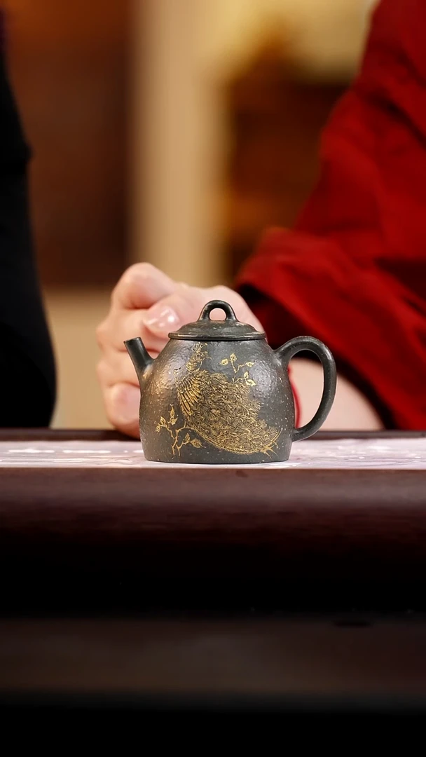 5目雪花绿泥小秦权140cc