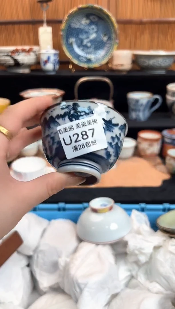 瓷片草*287U盘子杯子 碗