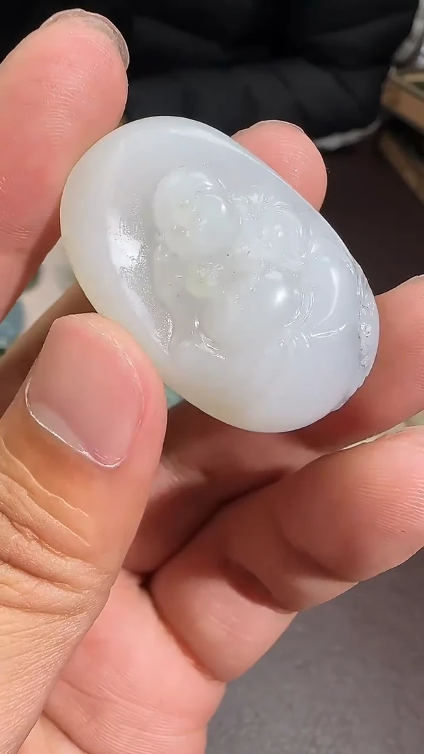 未镶嵌和田玉挂件【陆1213】86 5556