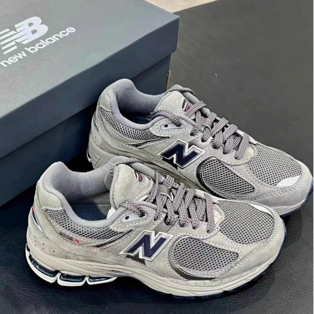 NEW BALANCE 2002R 男女款低帮中灰色休闲老爹跑步运动鞋官方正品