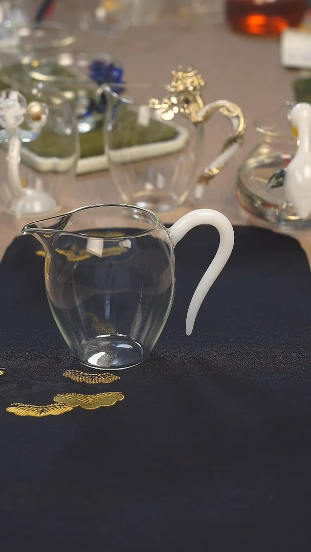 晶焱白玉把清颜公道杯金标