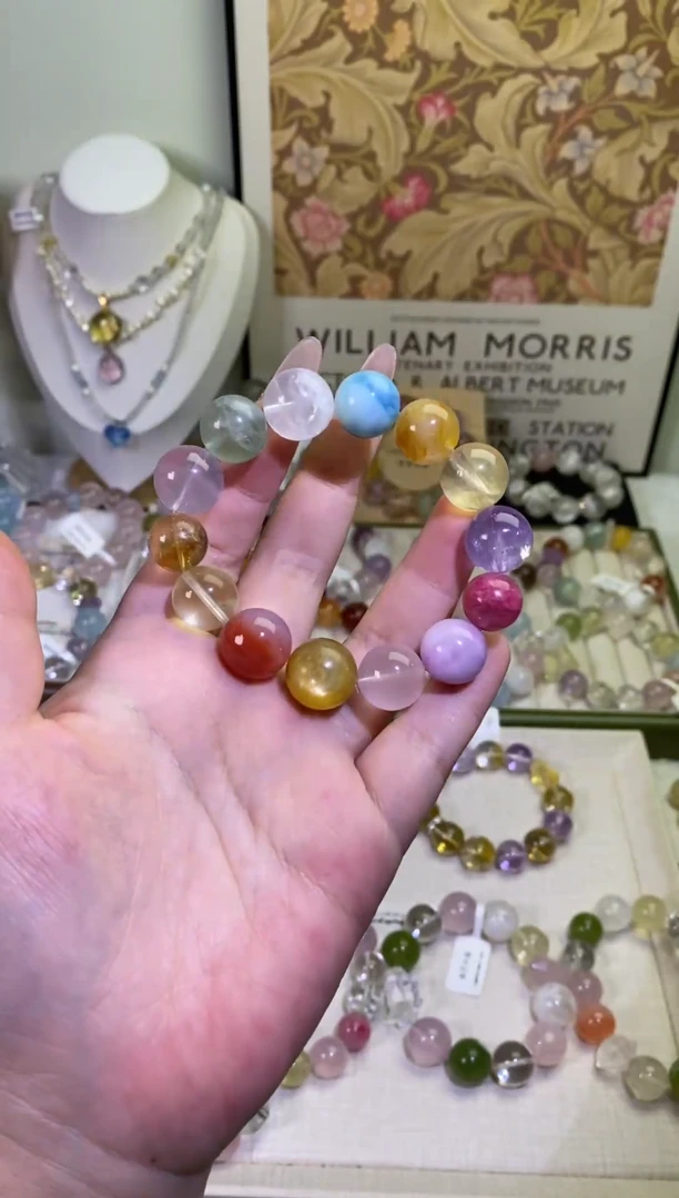 未镶嵌手串水晶多宝设计款01