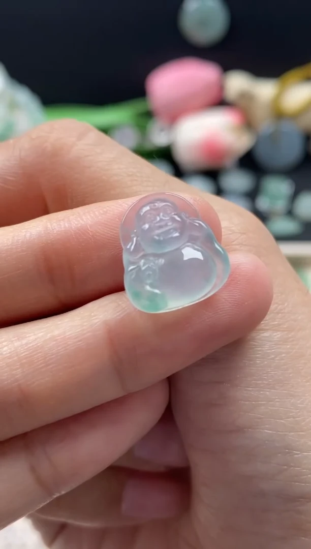 【闪购商品】翡翠颈饰未镶嵌翡翠冰种佛公