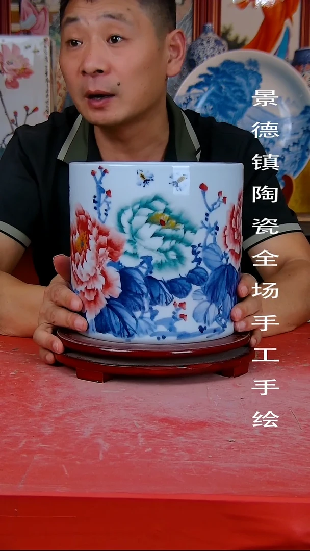 摆件景德镇陶瓷 全场手工手绘3