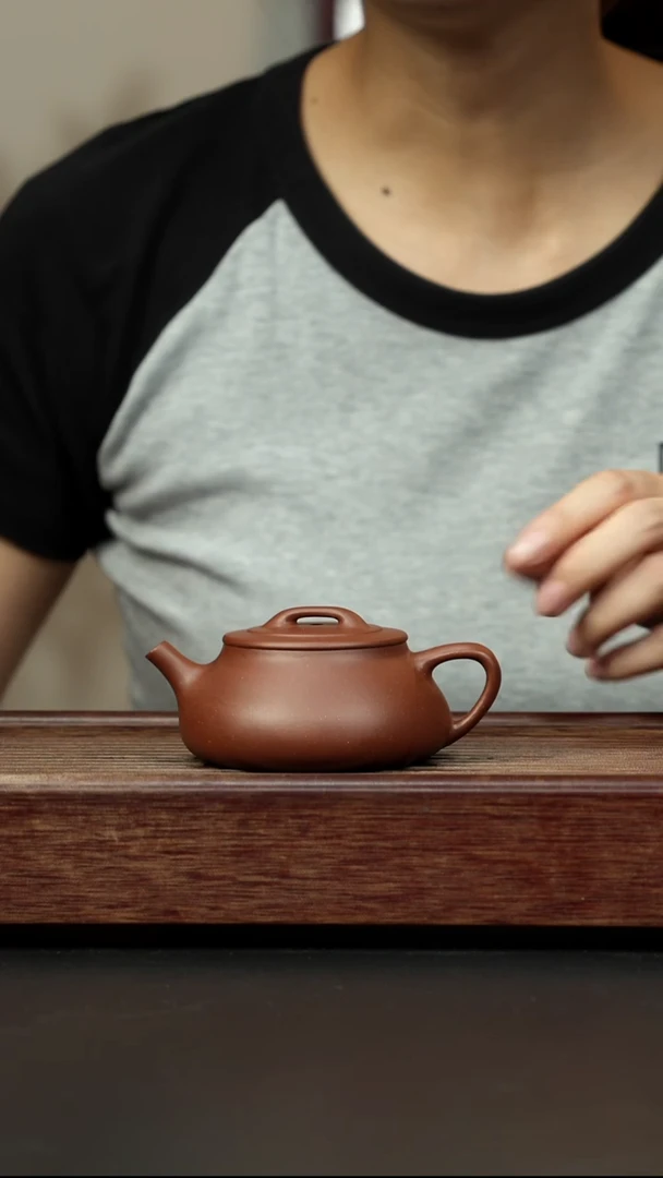 紫砂茶壶底槽清 纳瓢 全手工
