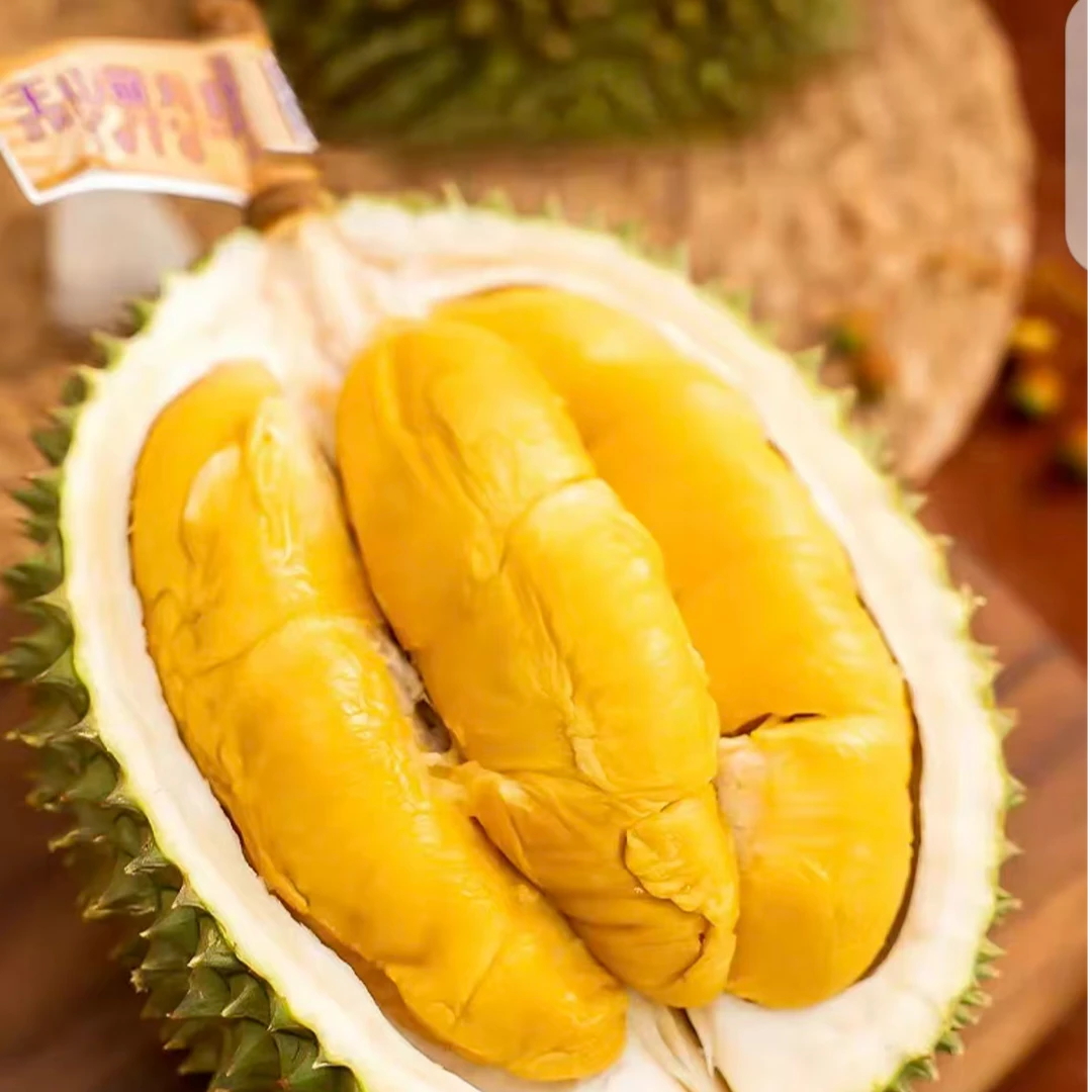 空运新鲜榴莲 马来西亚D197猫山王榴莲鲜果 带壳整果 一果一重 核大核小均正常猫山王马来西亚