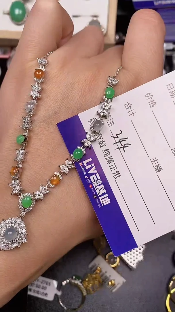 银S925镶嵌戒指翡翠3440