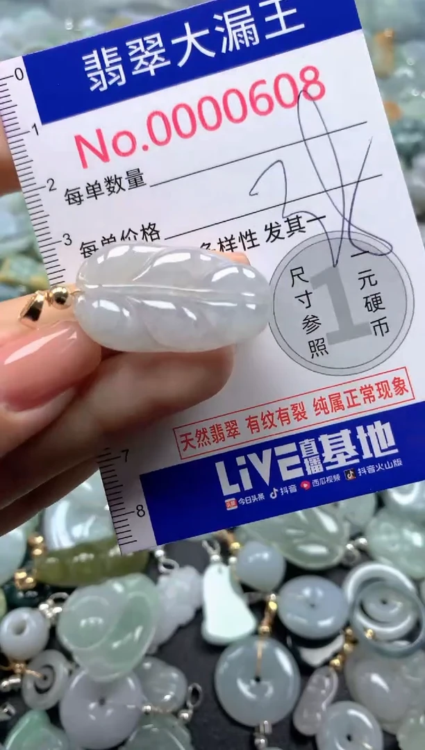 颈饰未镶嵌翡翠608