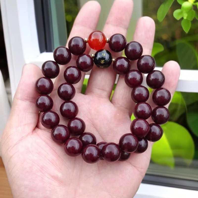 【鸿运当头】生肖款本命佛糖心老料大规格手持菩提双圈菩提根手串