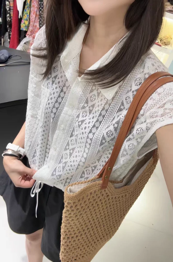 10355女士宽松休闲显瘦2025年夏季新款时尚气质百搭减龄女上衣