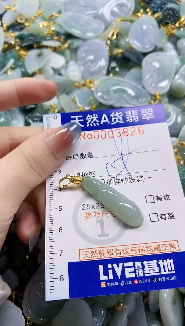 颈饰未镶嵌翡翠纯天然a货翡翠