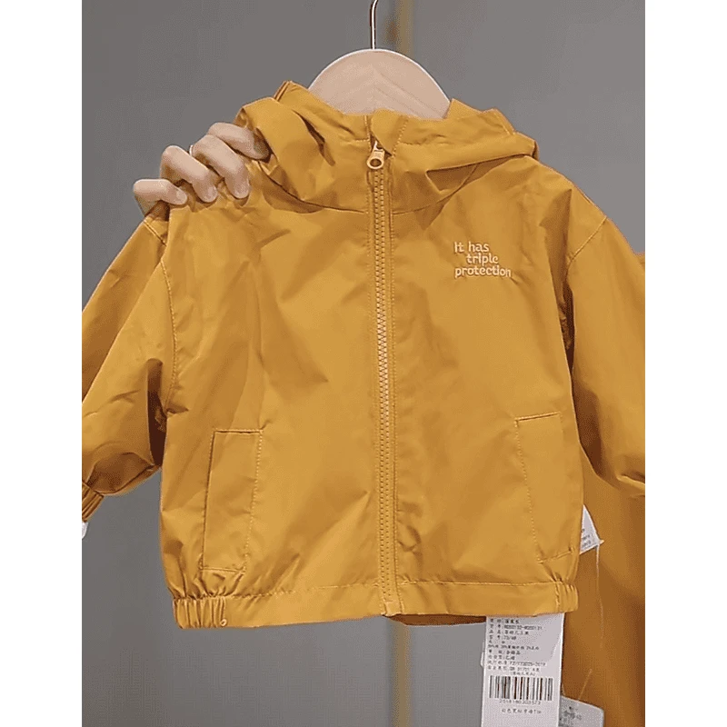 儿童春秋【三防软壳攀登冲锋外套 】婴儿衣服男童秋冬季小童上衣