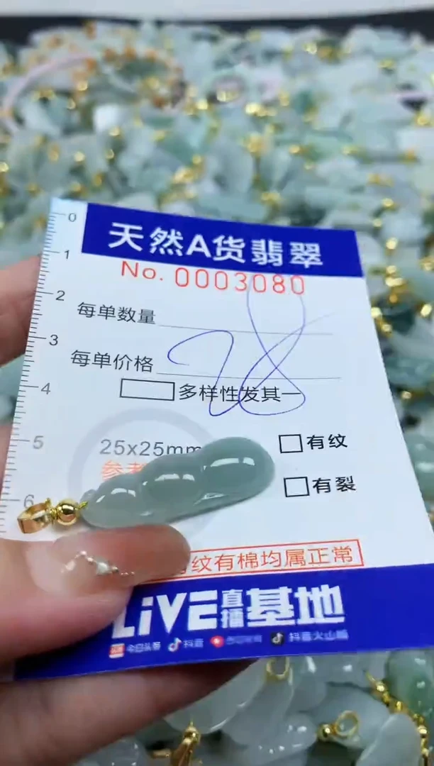 颈饰未镶嵌翡翠天然A货翡翠