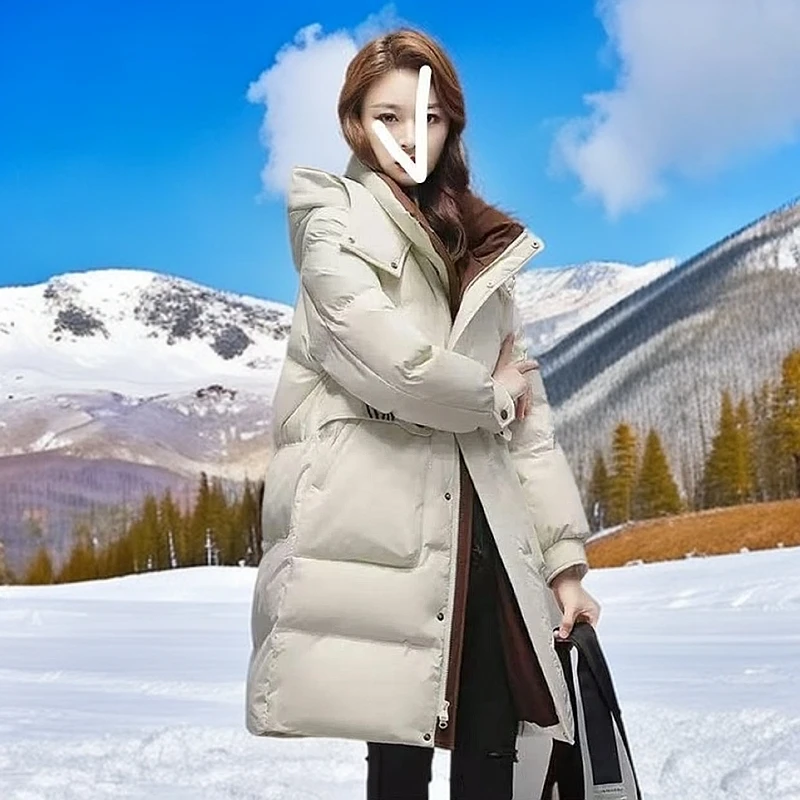 2024新款拼色条纹设计羽绒服 C528