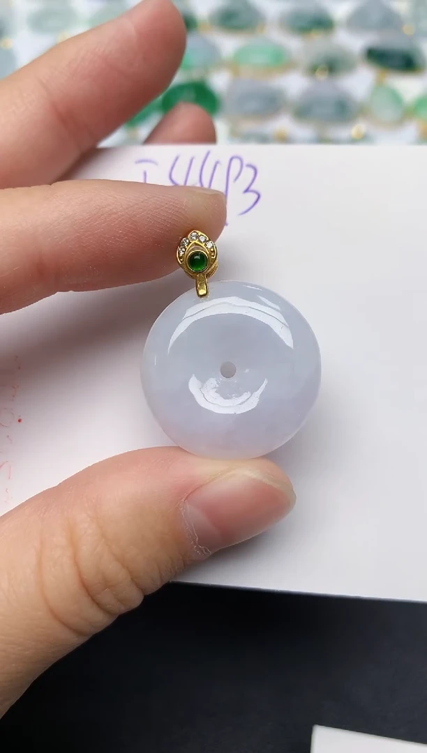 颈饰未镶嵌翡翠天然缅甸A货翡翠百元以上9元证书费自理