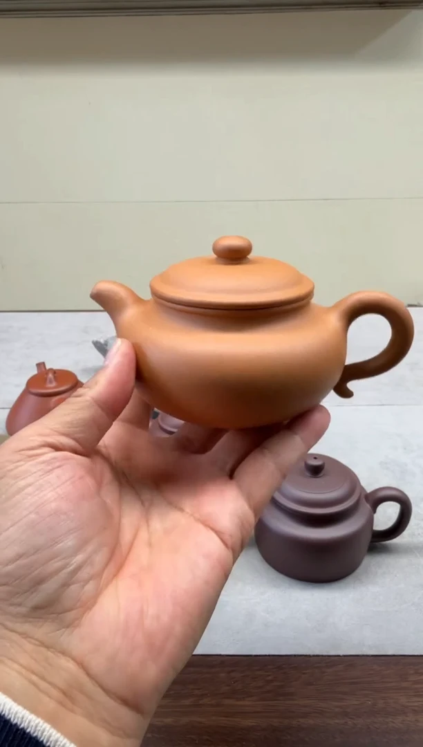 茶壶紫砂260CC黄金段无添加半手仿古