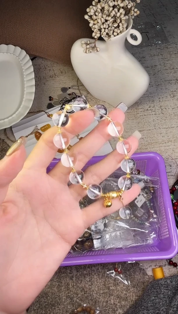 未镶嵌手链水晶白水晶单圈设计款