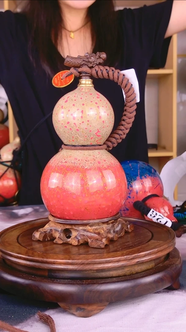 128一物一拍 大漆酒葫芦 真葫芦真大漆