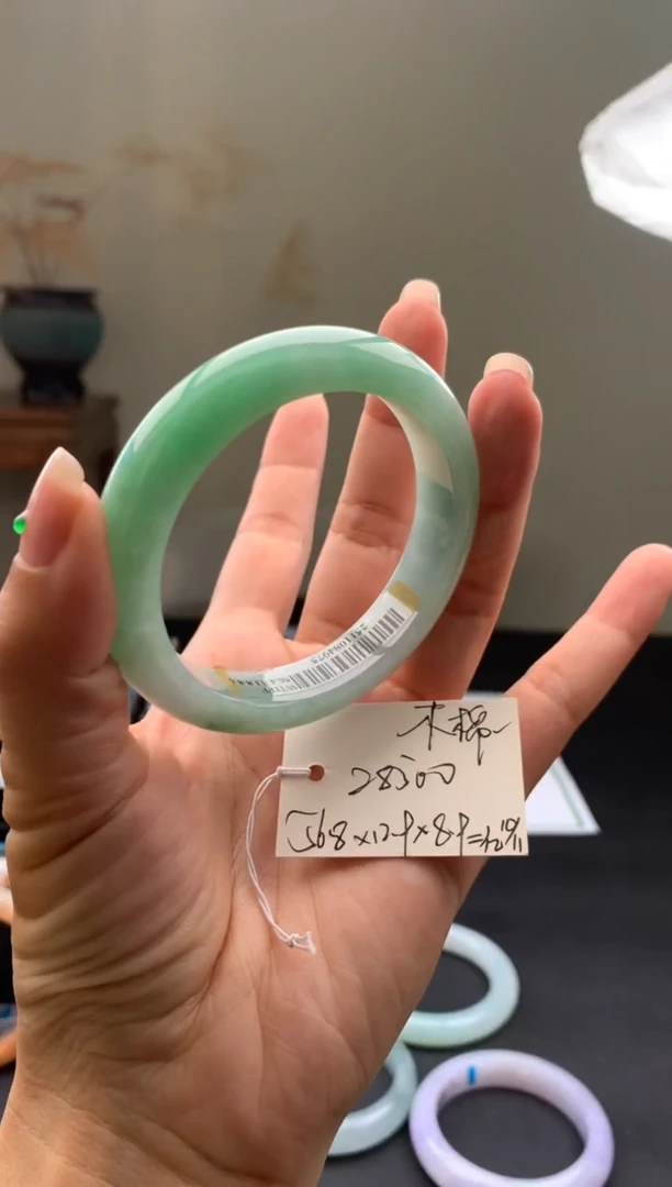 未镶嵌手镯翡翠木****^翡翠手镯 下单联系小耳机#