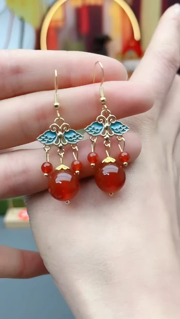 未镶嵌耳饰玛瑙/玉髓530000