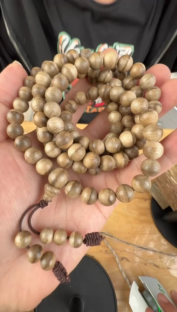 沉香手串海南野板头08圆珠多圈多样性发一