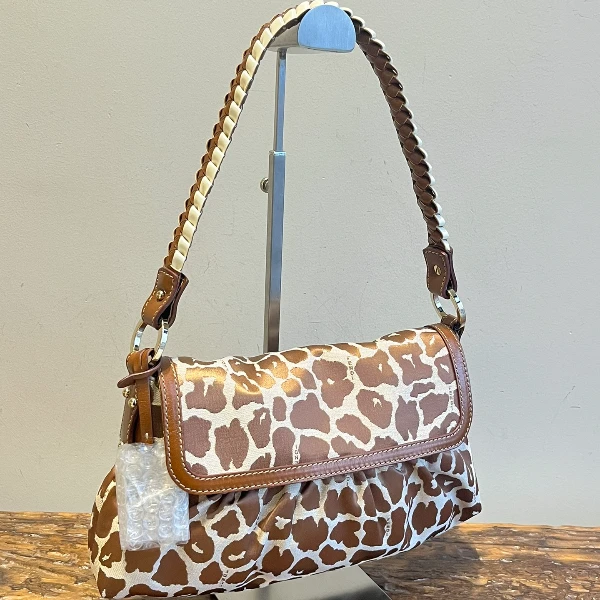 95新 FENDI/芬迪 鹿纹单肩包