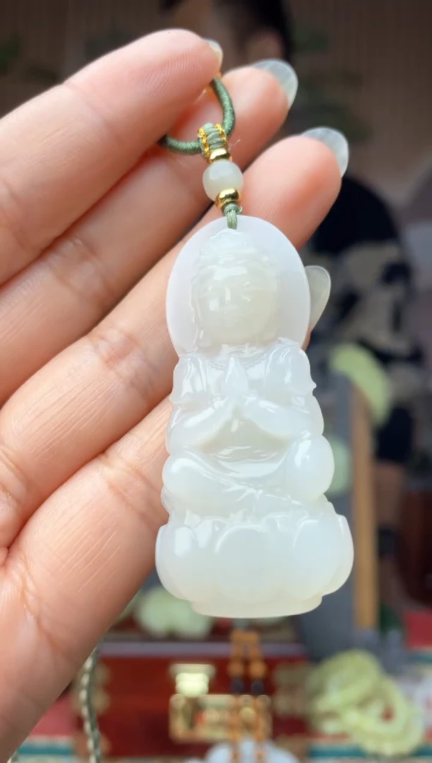颈饰未镶嵌和田玉拍一发一