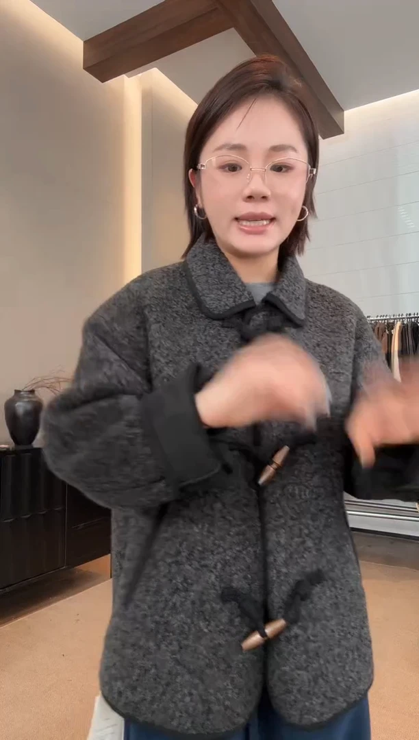 神***佳XUZIYU.小个子定制外套  灰色M