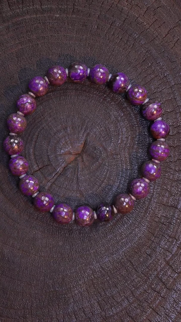 苏纪石（舒俱来）未镶嵌手串舒俱来圆珠手串（多样性发）A0101209-4