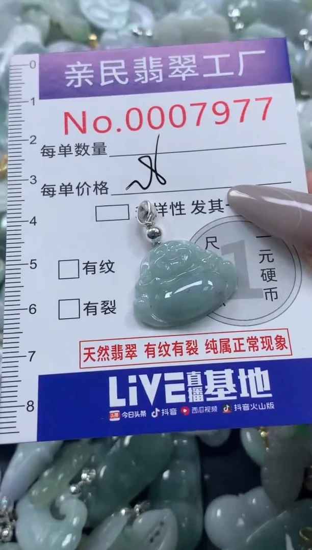 颈饰未镶嵌翡翠7977