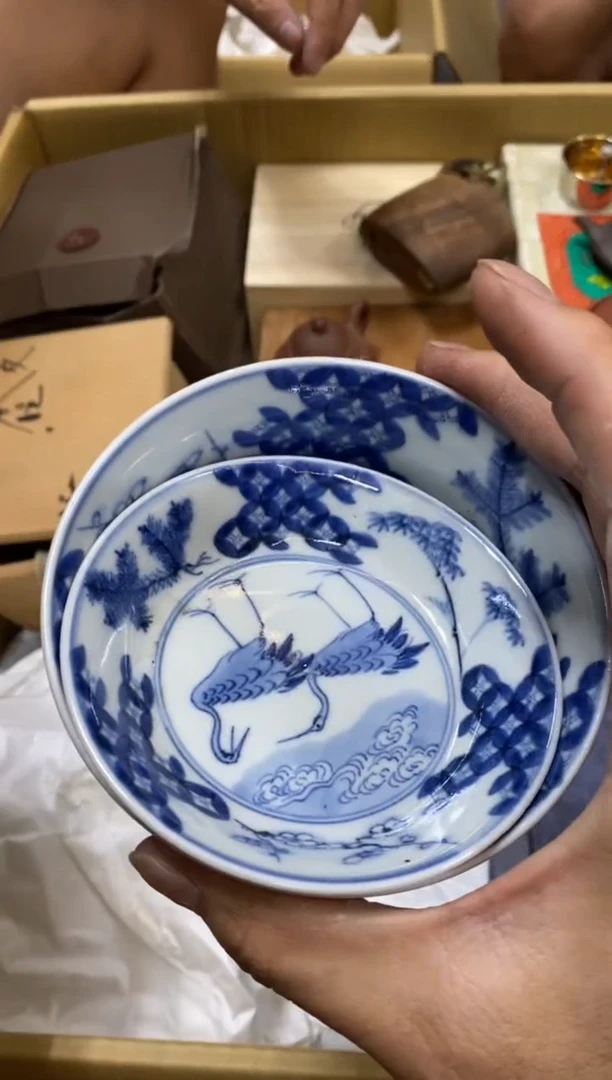 浑**福中古商品瑕疵杯碟