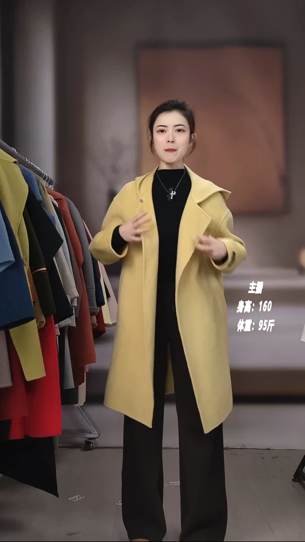 长 短款羊羊大衣082