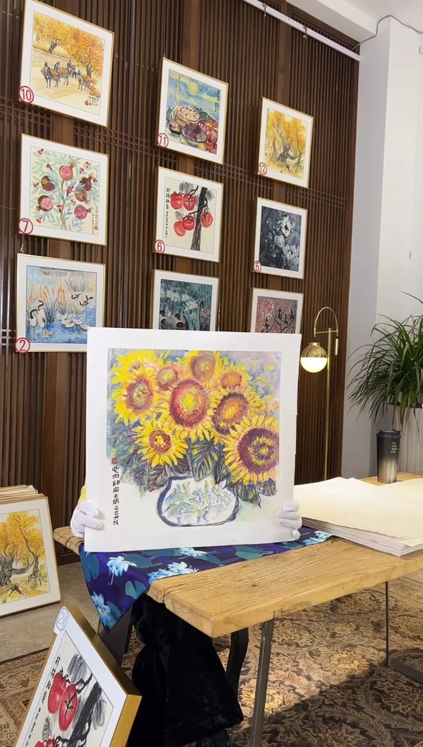 版画耿玉琨名章限量版画S