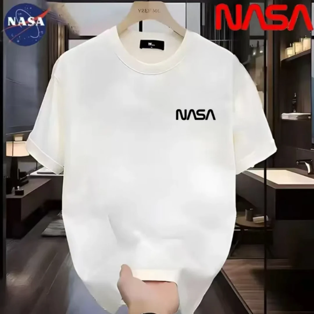 【NASA联名】纯棉夏季圆领短袖T恤休闲百搭宽松时尚男女同款休闲99