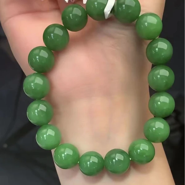 【精挑货头】天然正品和田玉B12A碧玉手串多色多样性发一串