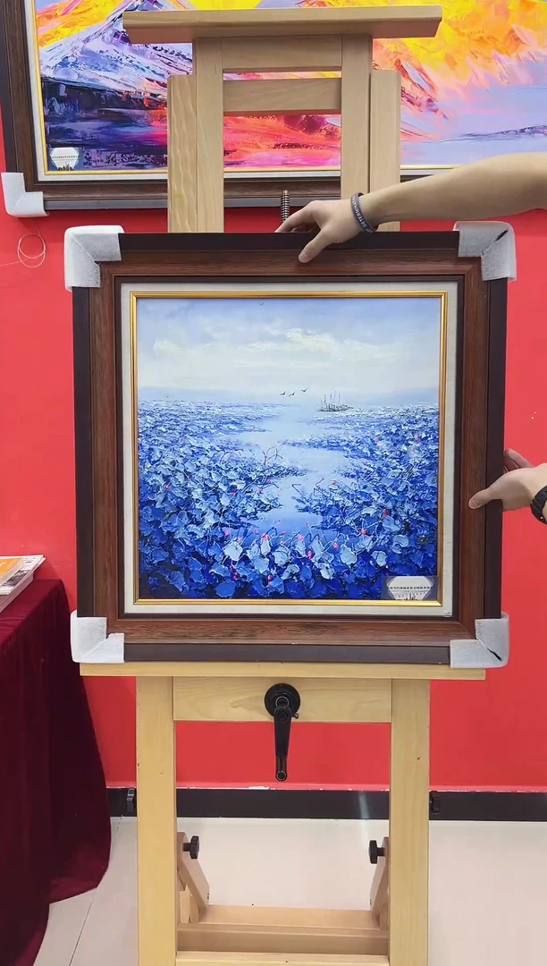 油画梁静-50*50-油画