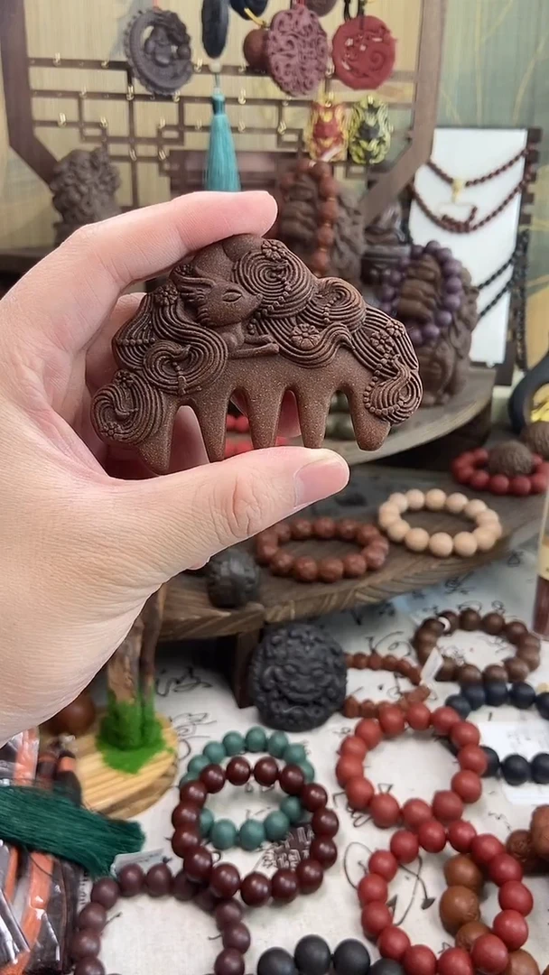 泥塑慈禧发合香梳福利