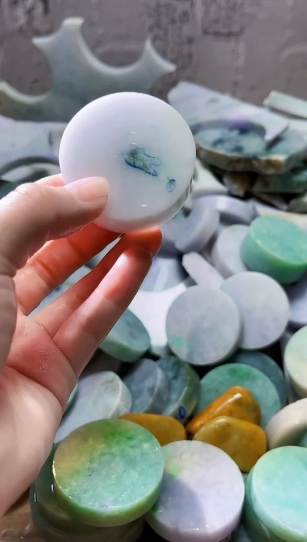 裸石翡翠天然翡翠A货古 南 833