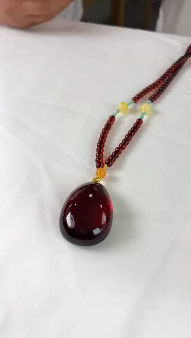 未镶嵌颈饰琥珀琥珀0524014随机发仅一件