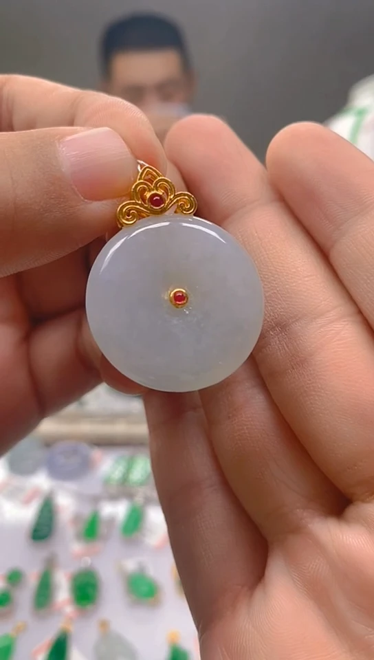 【闪购商品】翡翠颈饰18K金镶嵌新号开播，全场乱卖